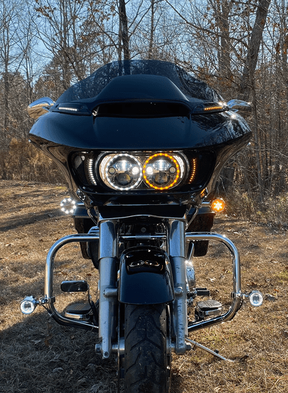 PB-BR-AW-57-BS CUSTOM DYNAMICS black/smoke bullet turn signal light