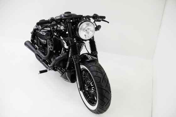 HD-UNI004 CULT WERK 7" black/clear headlight