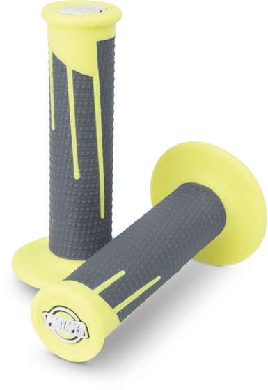 Pro Taper protaper grips clampon full diamond neon yellow/dark grey