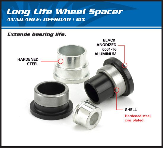 11-1093-1 All Balls wheel spacer kit rear