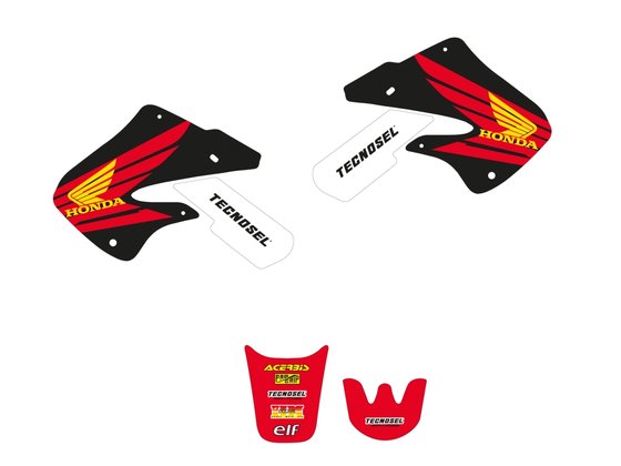 E81V04 TECNOSEL sticker set with seat cover