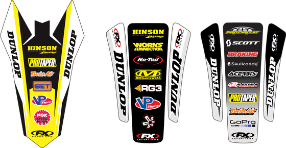 19-32410 FACTORY EFFEX offroad graphic rear fender for rm80/85