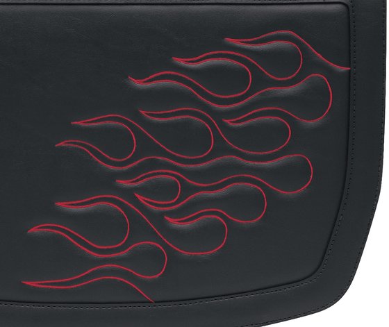 SADDLEMEN flame design saddlebag