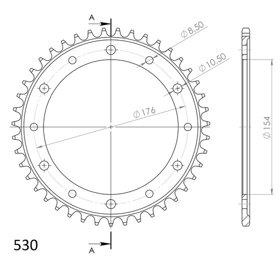 10609-43 Supersprox supersprox / jt rear sprocket 1340.43