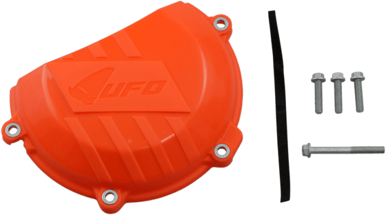 AC02412 UFO orange clutch cover with mounting kit for ktm sxf450 2016-2018