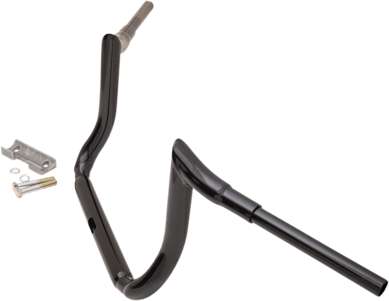 LA-7356-10B LA CHOPPERS black 10" 1-1/2" prime ape handlebar