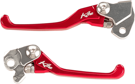 34.102.0.RO KITE custom brake and clutch lever set in red