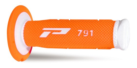 PRO GRIP double density offroad grips - white/fluo orange