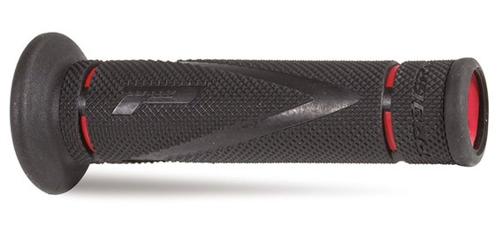 PRO GRIP dual density road grips black/red