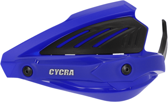 CYCRA voyager hand guards in blue/black for yamaha tenere