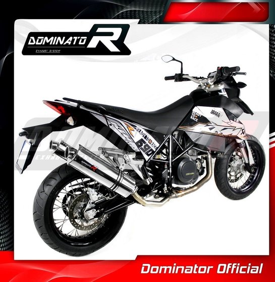 KT004DA-S Dominator exhaust silencer oval