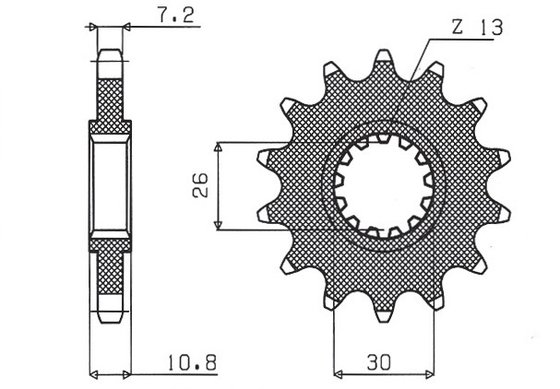 SUN42116 SUNSTAR SPROCKETS front sprocket