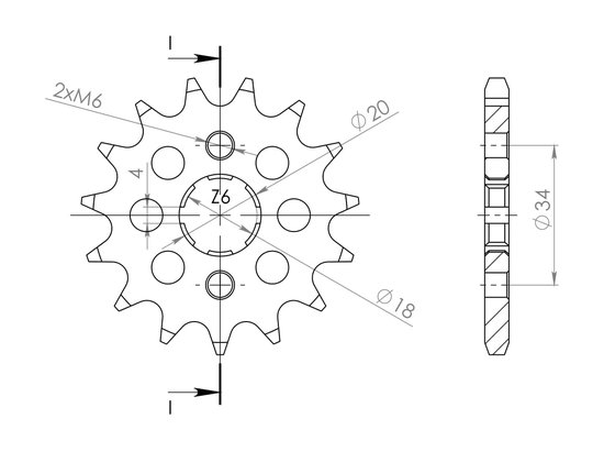 20200-13 Supersprox supersprox / jt front sprocket 259.13