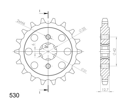 20502-17 Supersprox supersprox front sprocket 288.17