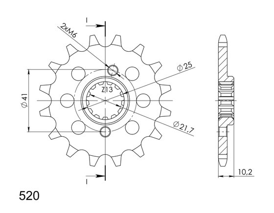 20509-16 Supersprox supersprox / jt front sprocket 308.16