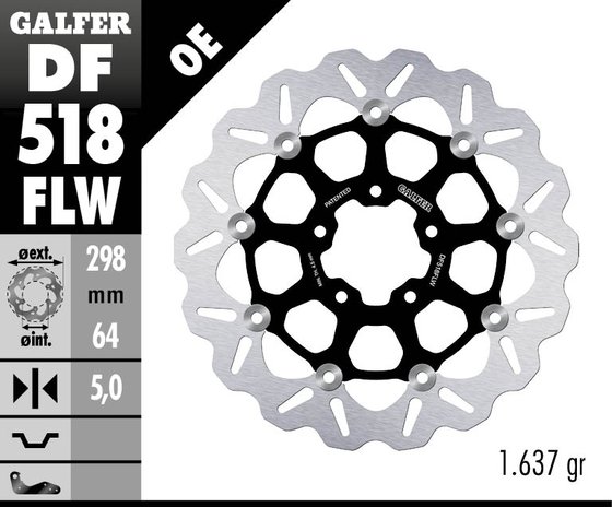 GALFER float wave brake disc