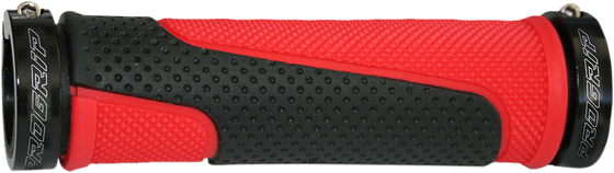 PRO GRIP lock on double density grips red/black