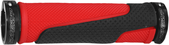 PRO GRIP lock on double density grips red/black