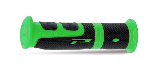 PRO GRIP dual density atv grips - black/green