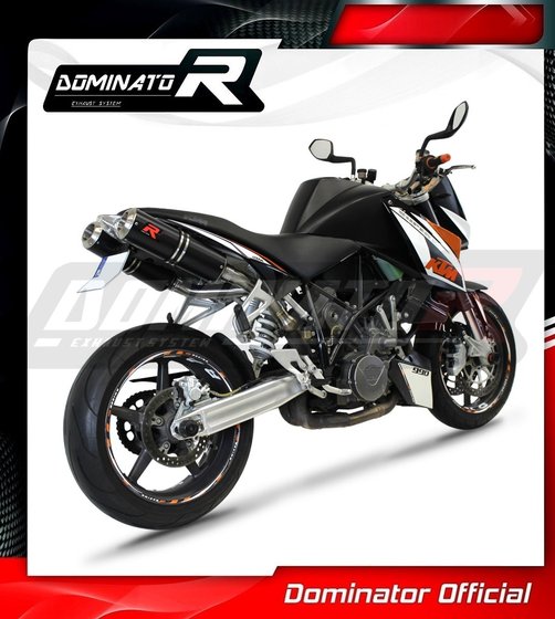 KT010DCBL-S Dominator exhaust silencer gp black