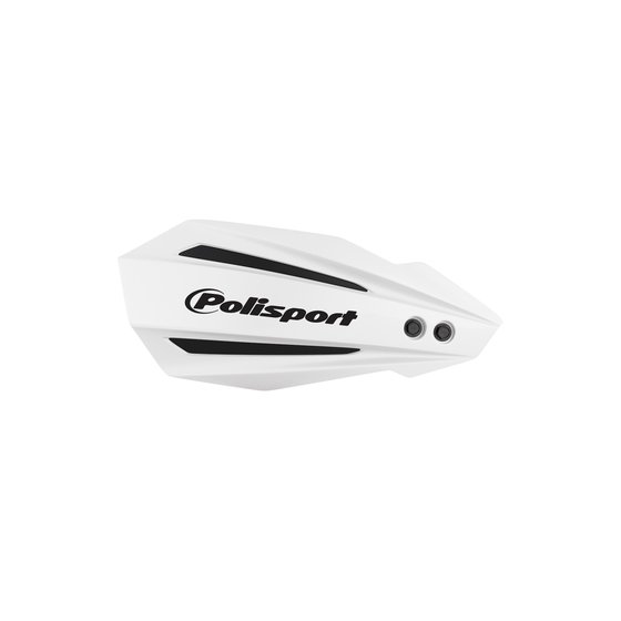 8308500019 POLISPORT mx bullit handguards in white