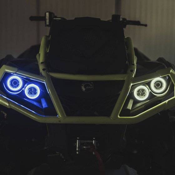 RJWC POWERSPORTS led halo kit in blue