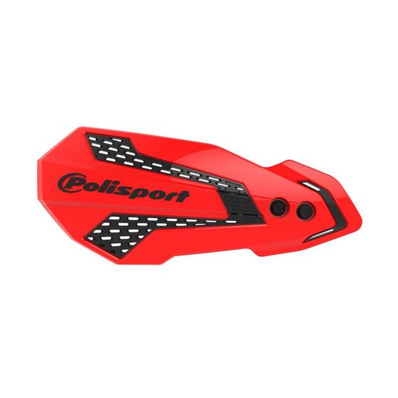 8308200021 POLISPORT mx flow handguards in red/black