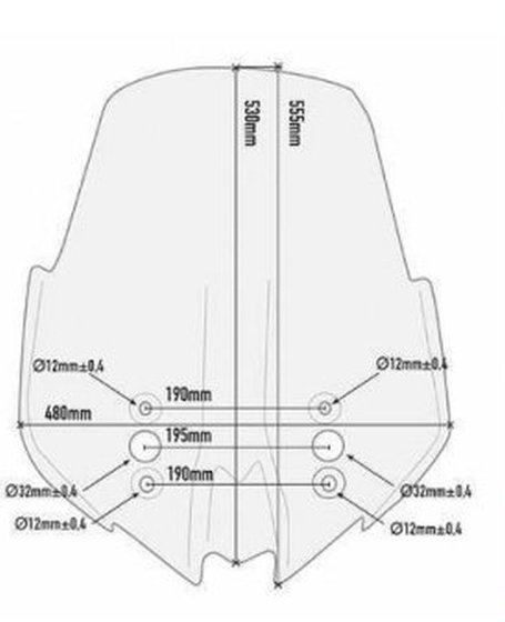 KD4120ST KAPPA windshield