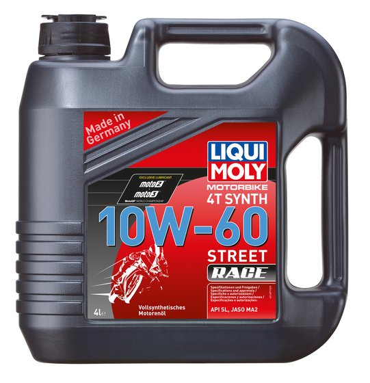 LIQUI MOLY 4t synt 10w-60 str r 4l engine oil