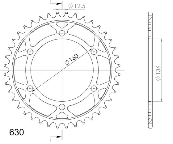 16800-40 Supersprox supersprox / jt rear sprocket 506.40