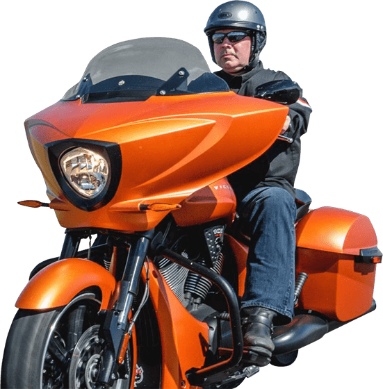 KW05-01-0542-T KLOCK WERKS windshield for victory cross country tour