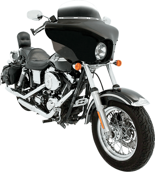 MEM7081 MEMPHIS SHADES HD black replacement batwing fairing for harley-davidson dyna