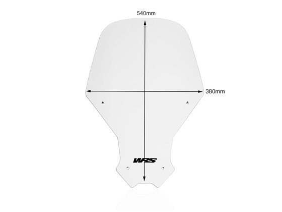 HO029T WRS clear touring windshield for honda crf1100l