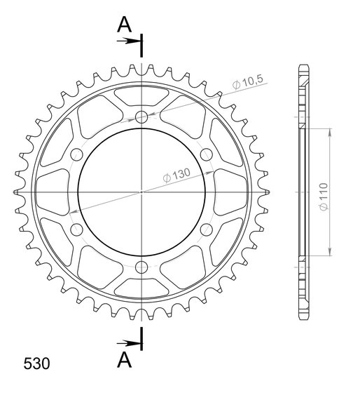 12813-46 Supersprox supersprox / jt rear sprocket 479.46