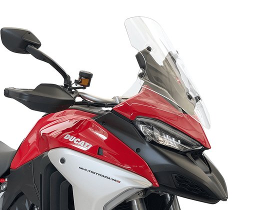 DU017T WRS touring windshield with multiple vents - clear