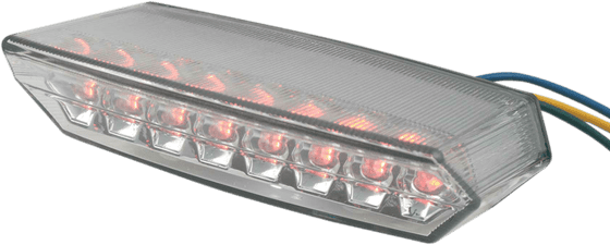 PARTS EUROPE led taillight with license plate light and smoke lens