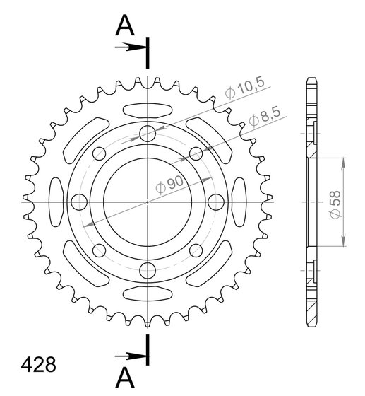 10201-39 Supersprox supersprox / jt rear sprocket 269.39