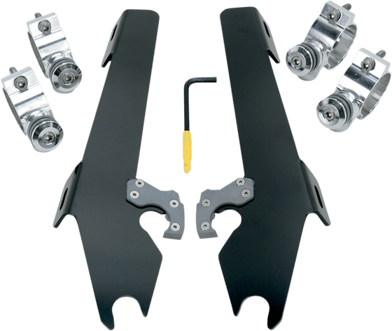 MEK1930 MEMPHIS SHADES METRIC mounting kit for batwing fairing - black