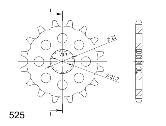 28401-15 Supersprox supersprox / jt front sprocket 520.15