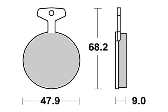 6565040 DOPPLER sbs brakepads ceramic