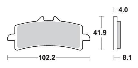 901DC SBS brakepads dual carbon