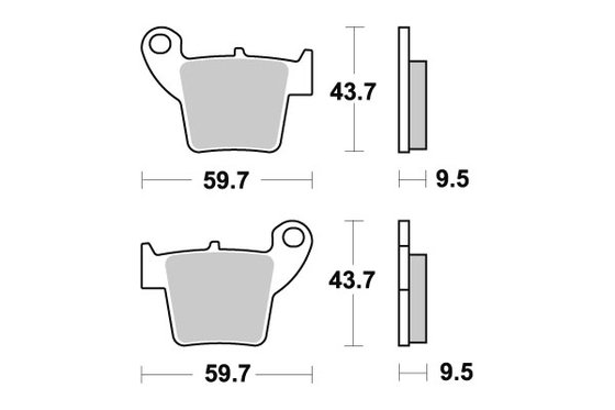 65677714 DOPPLER sbs brakepads carbon silver