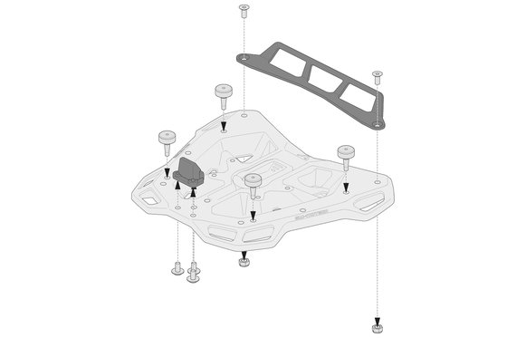 SW-MOTECH adventure-rack adapter kit for luggage rack