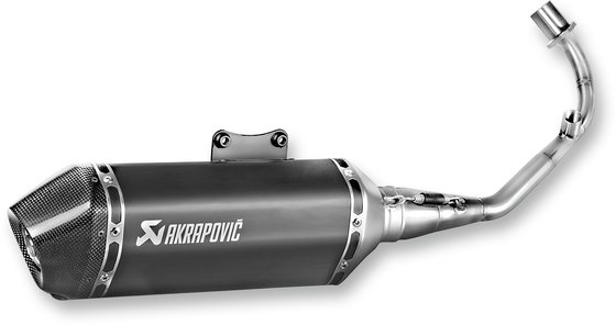 S-VE125R2-HZBL AKRAPOVIC stainless steel and carbon fiber vespa muffler