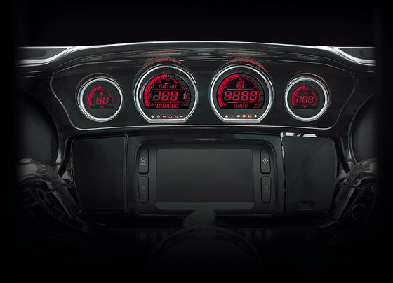 BA064900 KOSO NORTH AMERICA hd-6 gauges set in black