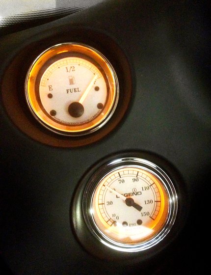 2212-0485 LEGEND SUSPENSION air pressure gauge with led display - silver