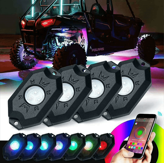 BRITE-LITES led rock light kit multi