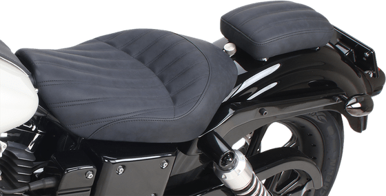 SADDLEMEN solo pillion pad knuckle rear in black