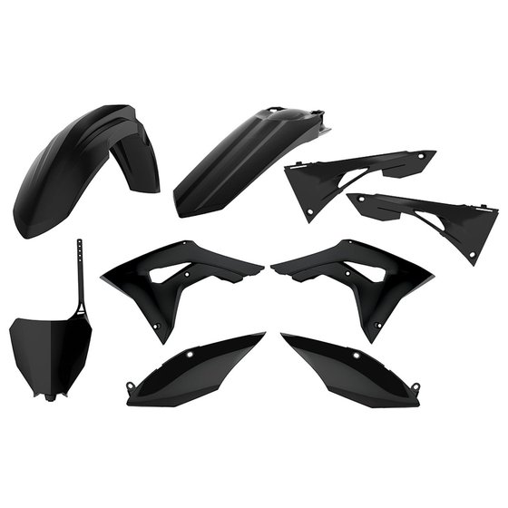 90721 POLISPORT complete mx body kit black for crf250 18-/450 17-