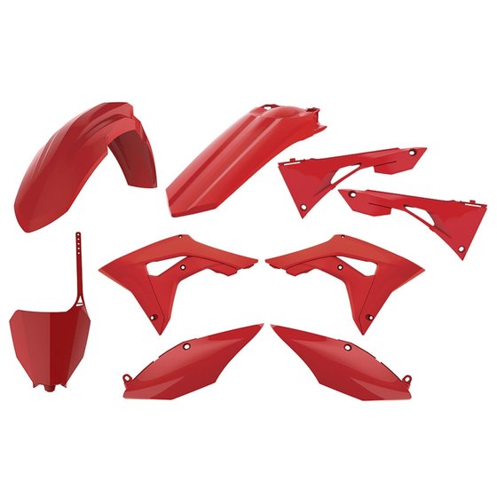 90722 POLISPORT red mx body kit for crf250 and crf450